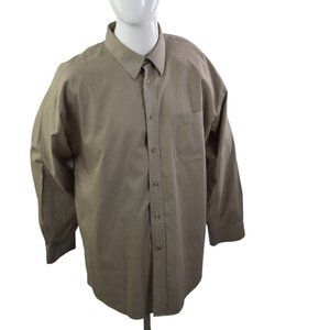 Joseph & Feiss Men sz 17 1/2 Long Sleeve Shirt 2 ply Non Iron 100% Cotton
